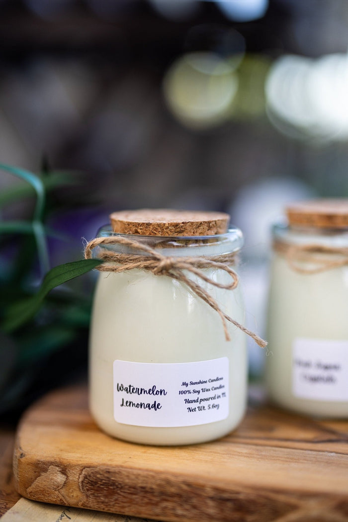 100% All Natural Soy Wax Candles | Hand-Poured with Love | Vegan & Eco-Friendly - MY Sunshine Candless
