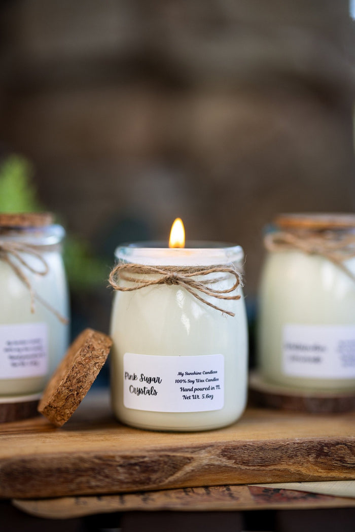 100% All Natural Soy Wax Candles | Hand-Poured with Love | Vegan & Eco-Friendly - MY Sunshine Candless
