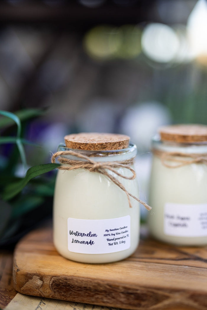 100% All Natural Soy Wax Candles | Hand-Poured with Love | Vegan & Eco-Friendly - MY Sunshine Candless