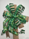 #1098 St Patrick Bow, Lantern Bow, Wreath Bow