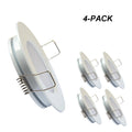 12V LED Puck Light RV Boat Led Recessed Ceiling Light 4 Pieces - Super Slim Full Aluminum