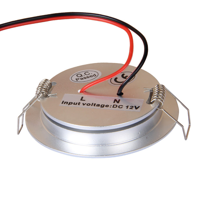 12V LED Puck Light RV Boat Led Recessed Ceiling Light 4 Pieces - Super Slim Full Aluminum