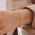 18K STAINLESS STEEL TARNISH FREE LAYERED BRACELET |  40B5145