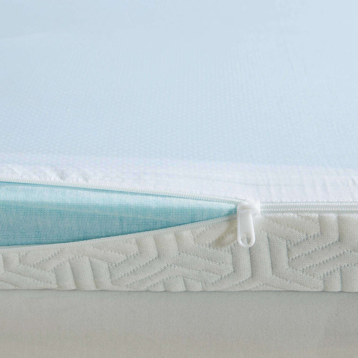 2" Gel Memory Foam with 3M Cover White Mattress Topper Mattress Topper By JLA HOME/Olliix (E & E Co., Ltd)