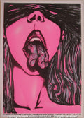 2004 Curfew Silkscreen Concert Poster by Malleus