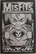 2004 The Misfits Silkscreen Concert Poster by Todd Slater