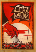 2006 Pearl Jam CCFA Silkscreen Concert Poster by Todd Slater