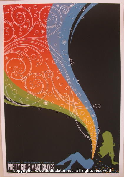 2006 Pretty Girls Make Graves Concert Poster by Todd Slater