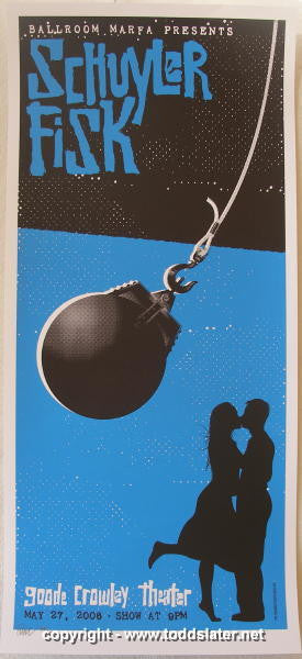 2006 Schuyler Fisk Silkscreen Concert Poster by Todd Slater
