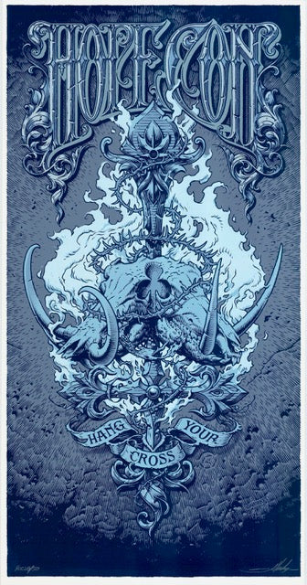 2007 Hope Conspiracy - HCC Silkscreen Poster by Aaron Horkey