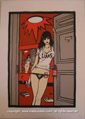 2007 Liars - Milan Silkscreen Concert Poster by Malleus