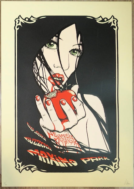 2007 Maximo Park - Newcastle Artist Ed. Silkscreen Concert Poster by Malleus