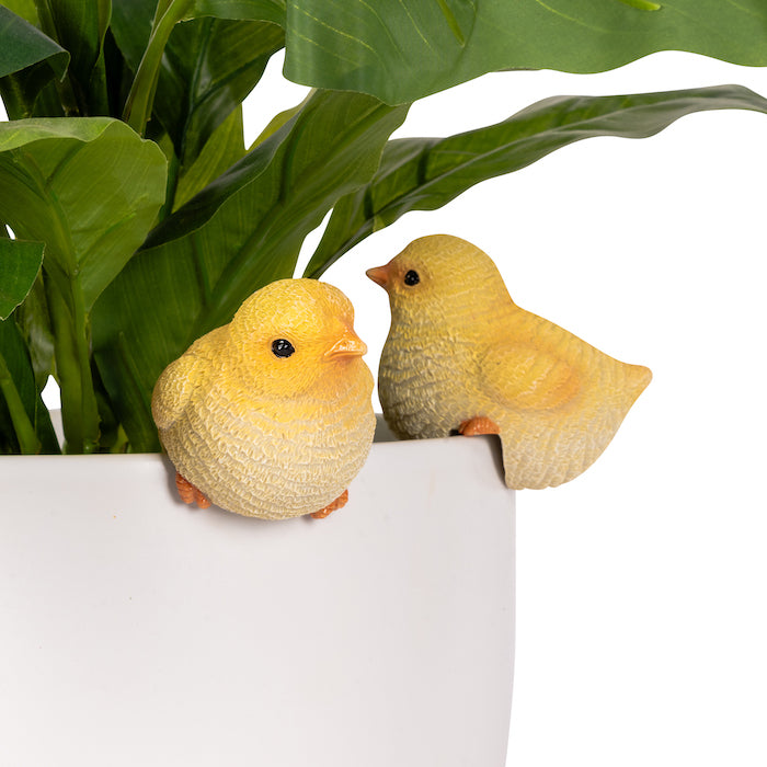 2PC LITTLE CHICK POT SITTERS