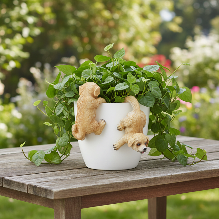 2PC PUPPY POT HANGERS