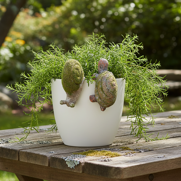 2PC SNAIL & TORTOISE POT HANGERS