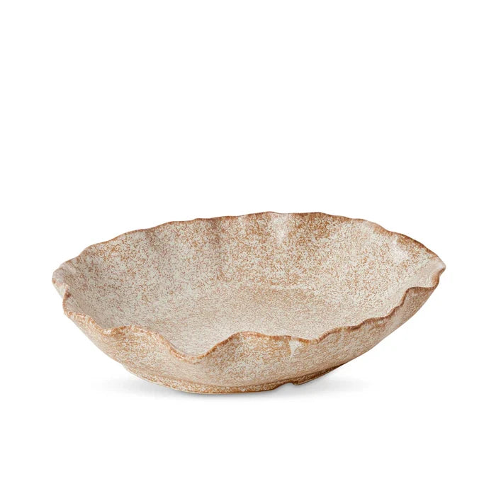 ALBA NATURAL GLAZED CERAMIC BOWL / PLATE