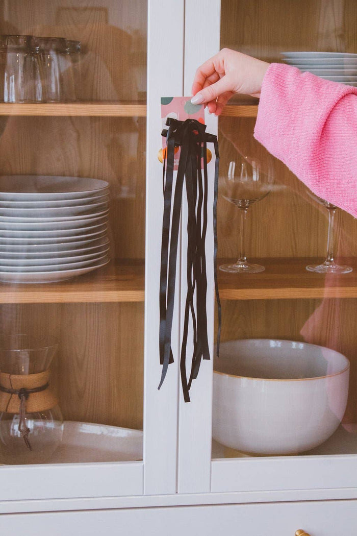 Andi Double Satin Long Bows 2-pack Clip