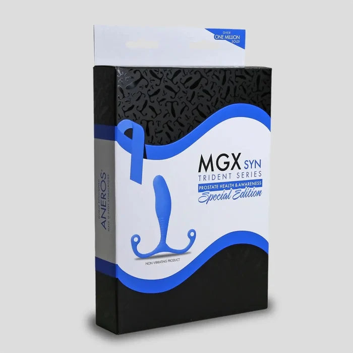 Aneros® Aneros MGX Syn Trident Prostate Massager - Silicone Coated Hands-Free P-Spot Toy