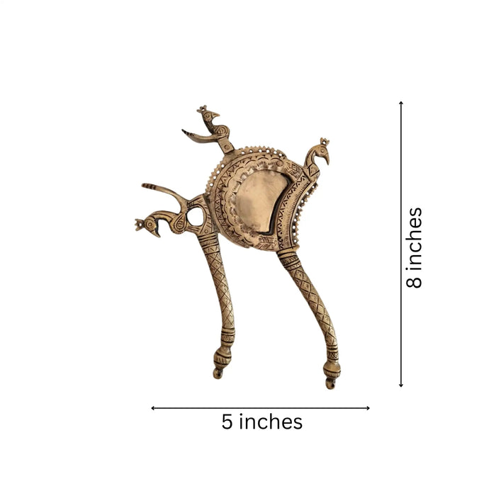 Antique Brass Betel Nut Cracker (Sarota) | Decor   Brass Ware