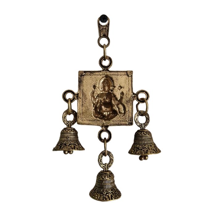 Antique Brass Finish Goddess Saraswati Wall Hanging   Brass Artwork