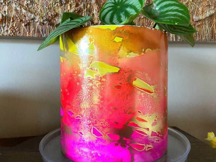 ARTISAN DESIGNED - HAWAIIAN BREEZE PLANTER - LRG