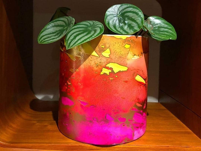 ARTISAN DESIGNED - HAWAIIAN BREEZE PLANTER - LRG
