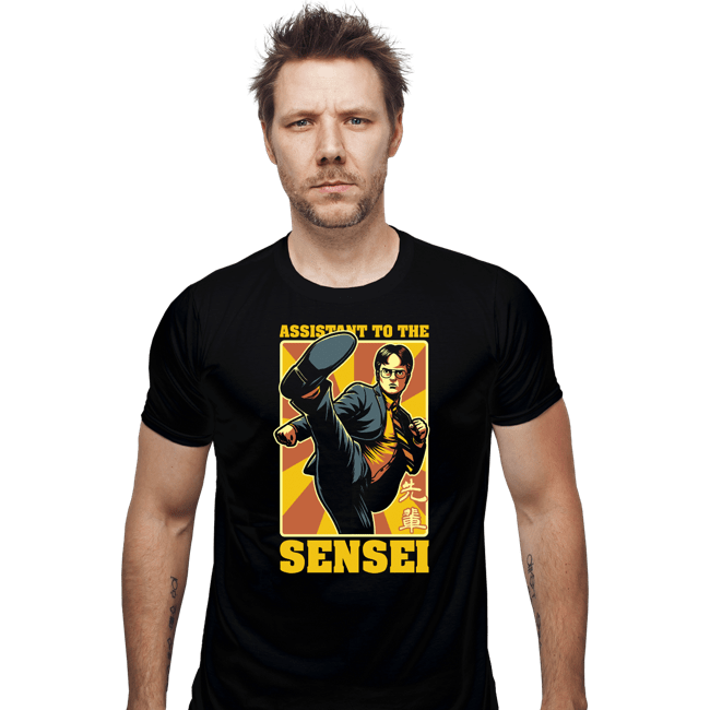 Daily_Deal_Shirts Fitted Shirts, Mens / Small / Black Assistant To The Sensei
