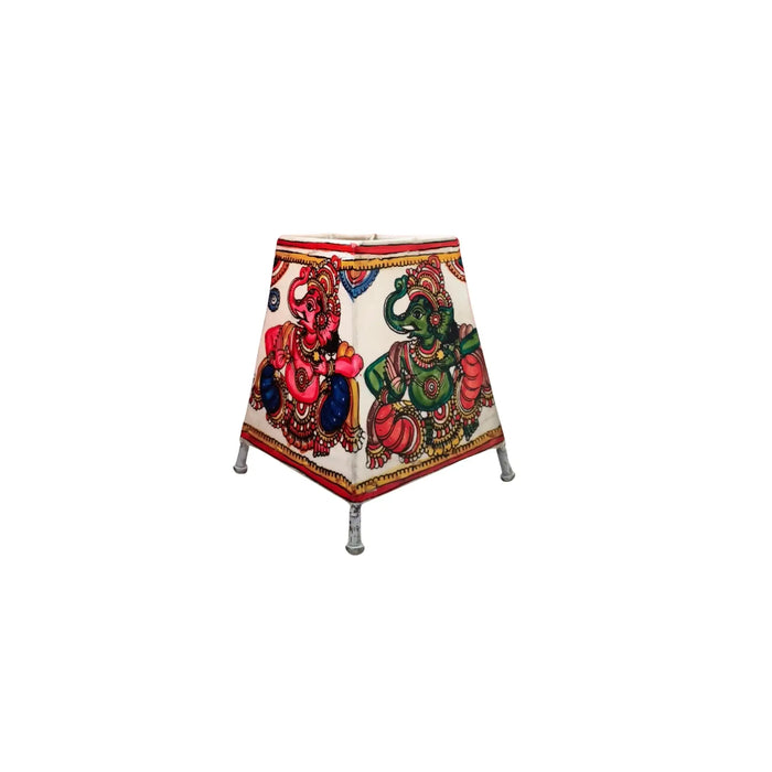 Auspicious Ganesh Leather Puppetry Design | Bed Lamp   Leather Paintings