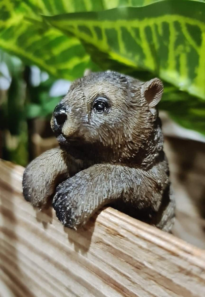 AUSSIE ANIMAL POT SITTER - WOMBAT