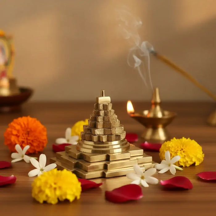 Authentic Brass Shree Chakram (Shree Yantra)   Brass Ware