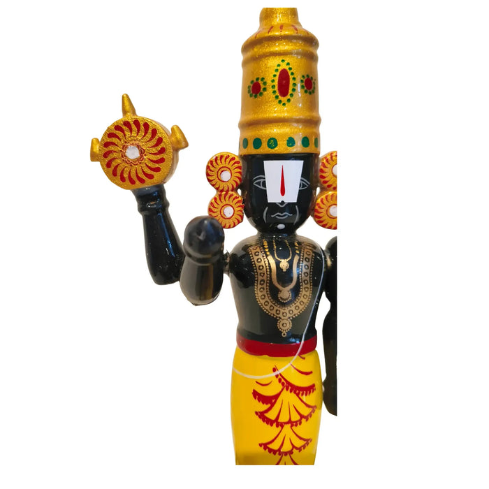 Authentic Etikoppaka Balaji - Lacquer-ware Divine Figurine   Etikoppaka Lacquerware