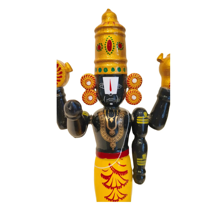 Authentic Etikoppaka Balaji - Lacquer-ware Divine Figurine   Etikoppaka Lacquerware