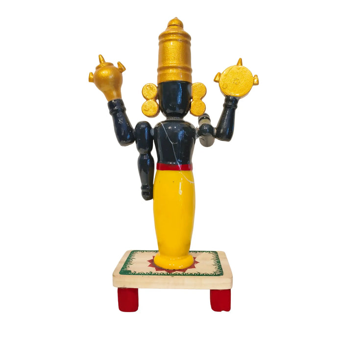 Authentic Etikoppaka Balaji - Lacquer-ware Divine Figurine   Etikoppaka Lacquerware