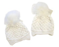 Baby Girls Pom-Pom Hat with Cotton Lining (0-18 Months) Bw-0503-0325w
