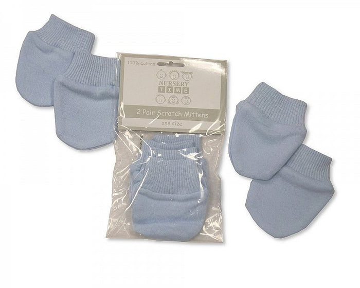 Baby Mittens - Sky - Packs of 2-Bw 0503-0507
