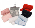 Baby Rosebud Wrap with Fleece Back and Satin Trim - White - Bw 112-1032W
