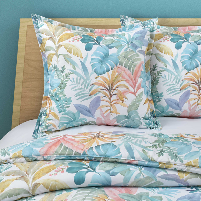 Bahama Aqua Euro Sham Euro Sham By J. Queen New York