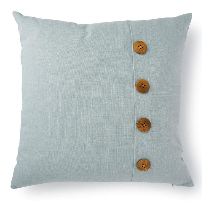 BAILEY BUTTON CUSHION 50CM - LIGHT BLUE