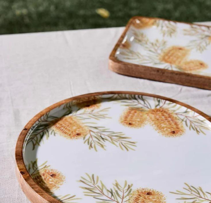 BANKSIA MANGOWOOD ROUND PLATTER