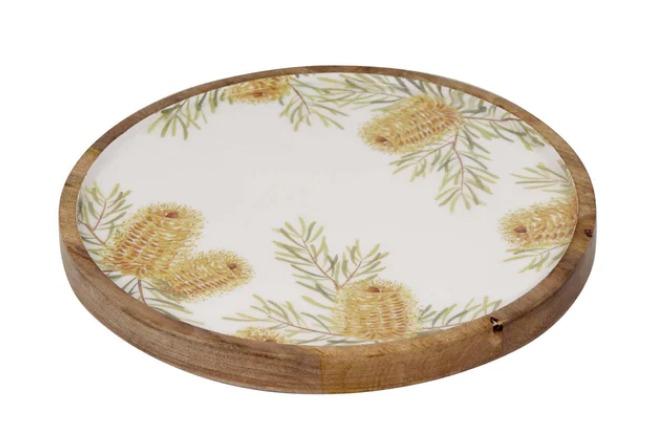 BANKSIA MANGOWOOD ROUND PLATTER