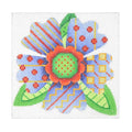 BB 3087 - Patterned Florals - Single Blue