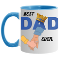 BEST DAD EVER-11 oz. Accent Mug