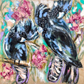Black Cockatoos & Gum Coaster - Artist Lab