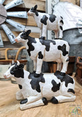 BLACK & WHITE FARM COWS STACK