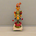Blessings of Lakshmi – Etikoppaka Padmasana Wooden Idol   Etikoppaka Lacquerware