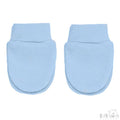 Blue Anti-Scratch Mittens- P110-B-BP