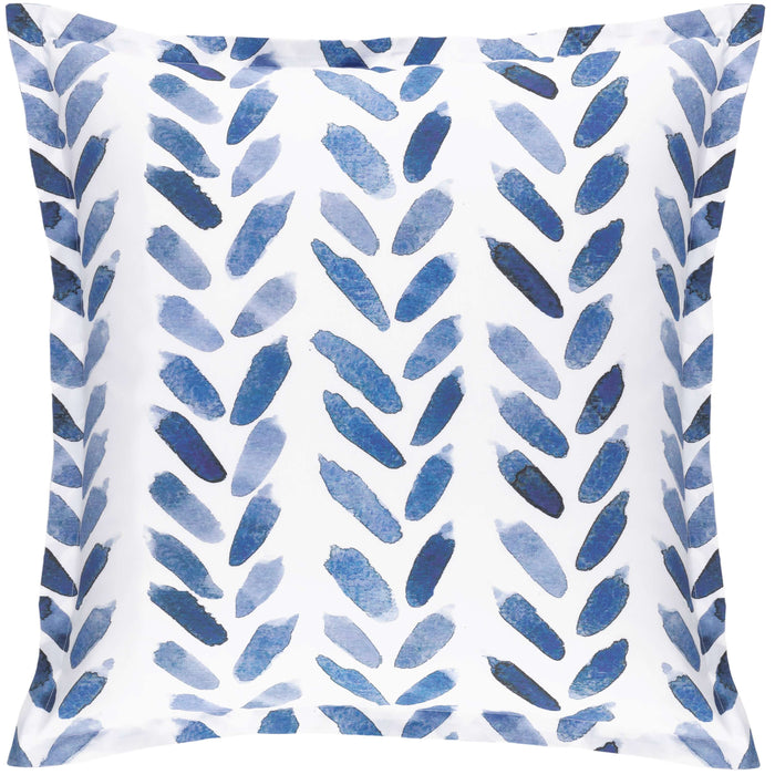 Blue Brush Pillow Sham Sham By Annie Selke