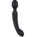 Blush Novelties® Lush Gia Dual-Ended Wand Vibrator - 7 Modes Each End | Massage & G-Spot Black