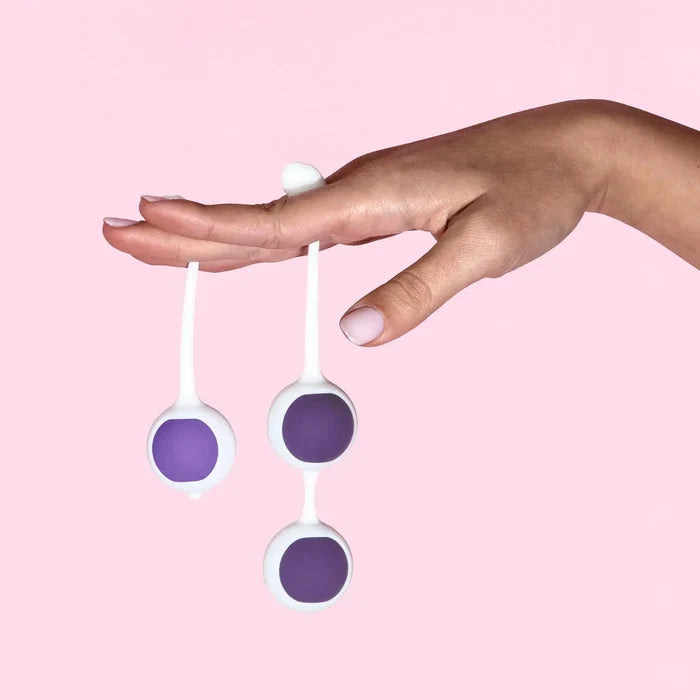 Blush Novelties® Wellness Kegel Training Kit - 6-Piece Weighted Pelvic Floor Exercise Set Purple