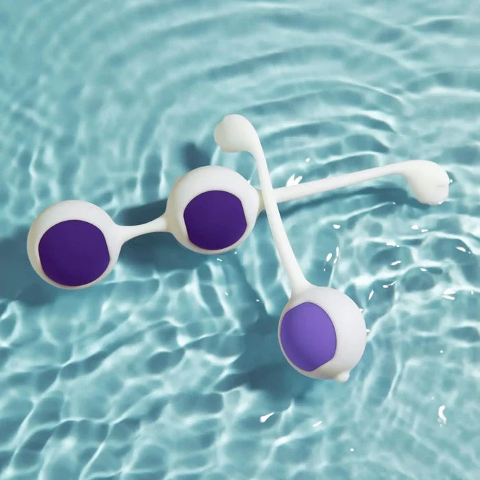 Blush Novelties® Wellness Kegel Training Kit - 6-Piece Weighted Pelvic Floor Exercise Set Purple